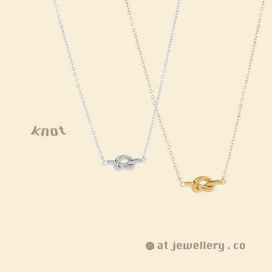 KNOT Necklace Gold / Silver